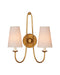 Currey and Company - 5000-0318 - Two Light Wall Sconce - Brayden - Antique Gold Leaf