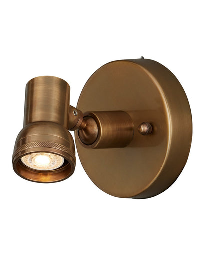 Patterson LED Picture Light Antique Brass