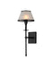 Currey and Company - 5500-0065 - LED Wall Sconce - Ronaldo - Matte Black / Frosted