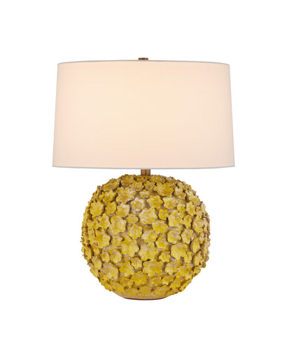 Mantilla One Light Table Lamp Yellow