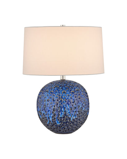 Mantilla One Light Table Lamp Blue