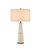 Currey and Company - 6000-1082 - One Light Table Lamp - Galuchat - Ivory Faux Shagreen / Brass