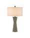 Currey and Company - 6000-1084 - One Light Table Lamp - Galuchat - Green Faux Shagreen / Brass