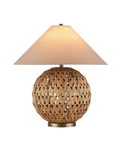 Casimer One Light Table Lamp Natural / Brass