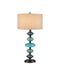 Currey and Company - 6000-1093 - One Light Table Lamp - Nereid - Blue / Metallic Black
