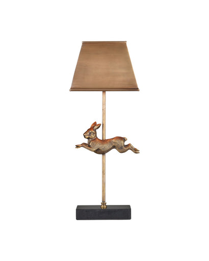 Patter One Light Table Lamp Vintage Brass / Black