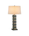 Currey and Company - 6000-1097 - One Light Table Lamp - Tetra - Verdigris / Antique Brass