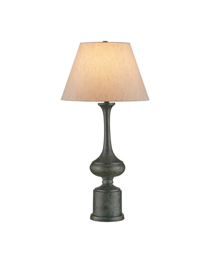 Virgil One Light Table Lamp Verdigris