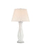Currey and Company - 6000-1102 - One Light Table Lamp - Penna - Light Gray / Off-White