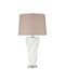 Currey and Company - 6000-1105 - One Light Table Lamp - Ascension - Off-White / Clear