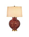Currey and Company - 6000-1106 - One Light Table Lamp - Lutz - Dark Red / Gold