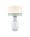 Currey and Company - 6000-1108 - One Light Table Lamp - Kora - Off-White / Light Blue