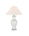 Currey and Company - 6000-1109 - One Light Table Lamp - Crystalline - Off-White / Clear