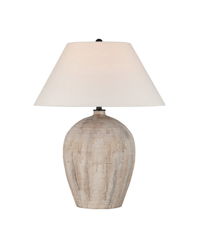Fresco One Light Table Lamp Beige / Brown