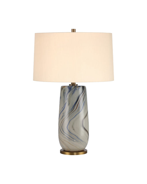 Currey and Company - 6000-1112 - One Light Table Lamp - Rivulet - Marbleized Gray