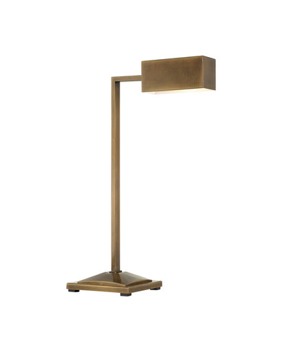 Ruxley LED Table Lamp Polished Antique Brass