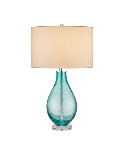 Mavi One Light Table Lamp Light Blue-Green / Clear