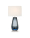 Currey and Company - 6700-0024 - One Light Table Lamp - Danza - Blue / Clear / Polished Nickel
