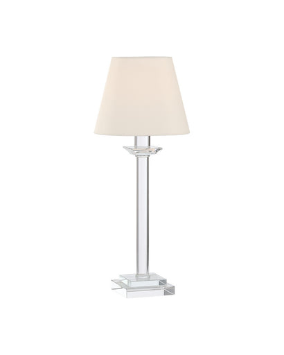 Homecoming One Light Table Lamp Clear
