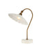 Currey and Company - 6700-0029 - LED Table Lamp - Springe - White / Antique Brass