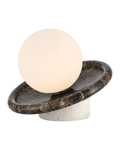 Navigation LED Table Lamp Brown / White / Opaque