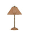 Currey and Company - 6700-0033 - One Light Table Lamp - Skitter - Natural / Antique Brass