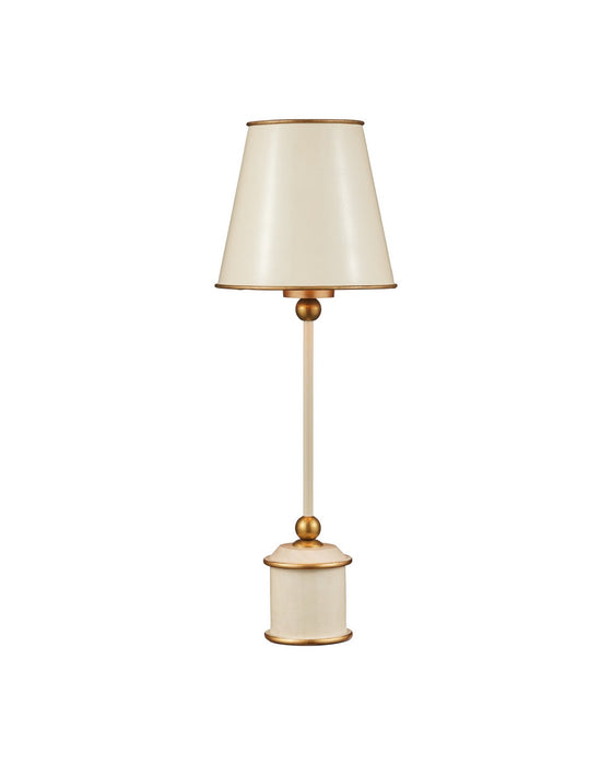 Currey and Company - 6700-0035 - One Light Table Lamp - Daphne - Ivory / Gold