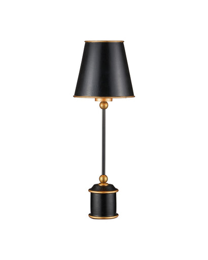 Daphne One Light Table Lamp Black / Gold