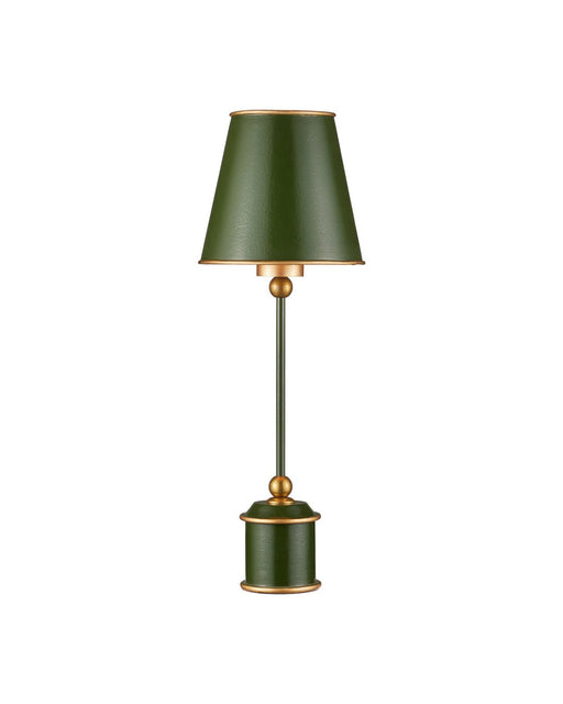Currey and Company - 6700-0037 - One Light Table Lamp - Daphne - Green / Gold