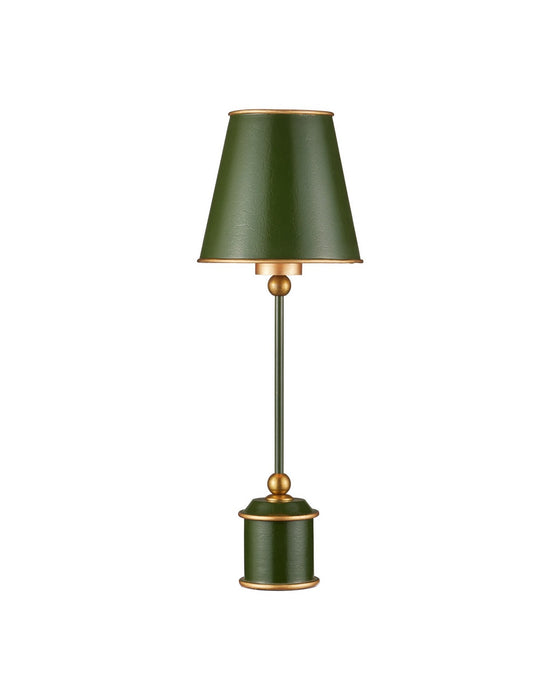 Currey and Company - 6700-0037 - One Light Table Lamp - Daphne - Green / Gold