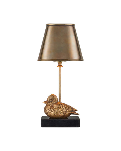 Migratory One Light Table Lamp Vintage Brass / Black