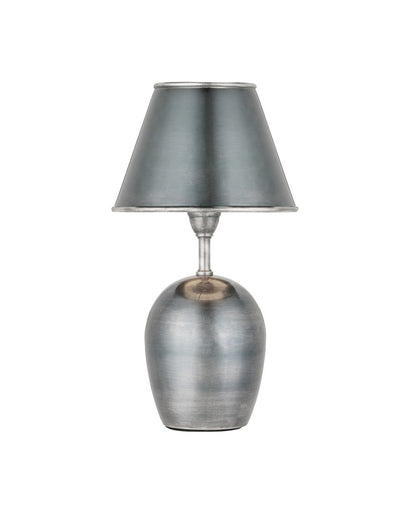 Volley One Light Table Lamp Antique Silver
