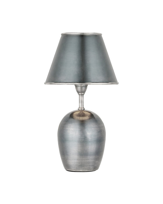 Currey and Company - 6700-0043 - One Light Table Lamp - Volley - Antique Silver