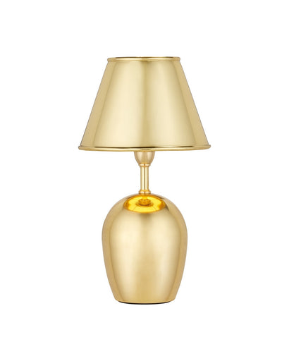 Volley One Light Table Lamp Polished Brass