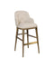 Currey and Company - 7000-1142 - Bar Stool - Vario - Chanterelle / Satin Brass