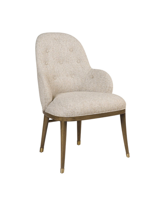 Currey and Company - 7000-1152 - Chair - Vario - Chanterelle / Satin Brass