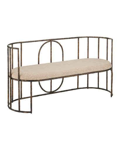 Euclid Bench Antique Bronze