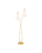 Currey and Company - 8000-0183 - LED Floor Lamp - Pas de Deux - Contemporary Gold Leaf