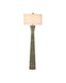 Currey and Company - 8000-0187 - One Light Floor Lamp - Galuchat - Green Faux Shagreen / Brass