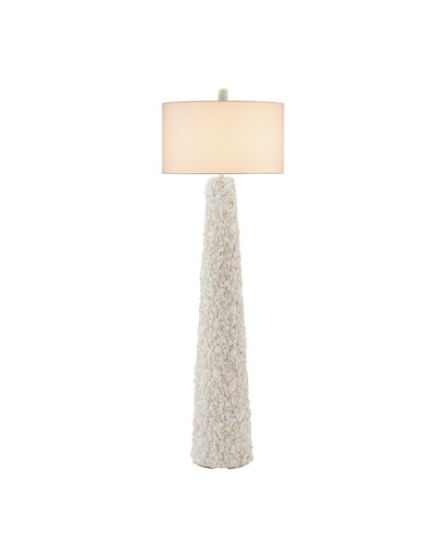 Turbinella One Light Floor Lamp Sugar White / Natural