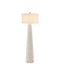 Currey and Company - 8000-0189 - One Light Floor Lamp - Turbinella - Sugar White / Natural