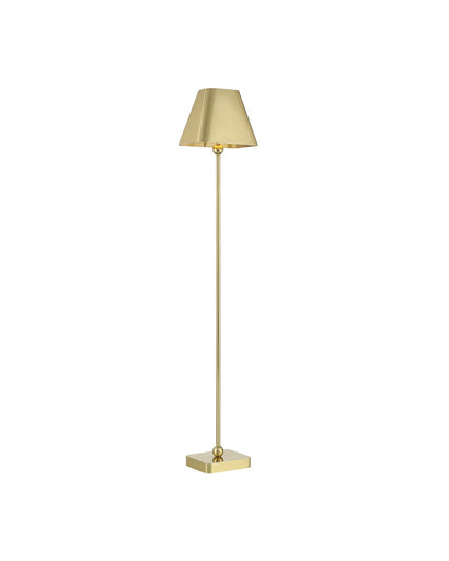 Gadabout One Light Floor Lamp Polished Brass