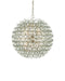 Currey and Company - 9000-1429 - Nine Light Chandelier - Eau de Vie - Clear / Contemporary Silver Leaf / Contemporary Silver