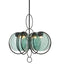 Currey and Company - 9000-1442 - Four Light Chandelier - Vesica Piscis - Clear / Blacksmith