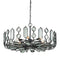 Currey and Company - 9000-1445 - Six Light Chandelier - Ettore - Clear / Blacksmith