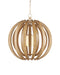 Currey and Company - 9000-1447 - One Light Chandelier - Dryad - Natural Ash / Frosted White