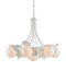 Currey and Company - 9000-1465 - Seven Light Chandelier - Effloresce - Gesso White / White