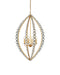 Currey and Company - 9000-1466 - Four Light Chandelier - Amadora - Clear / Antique Gold Leaf