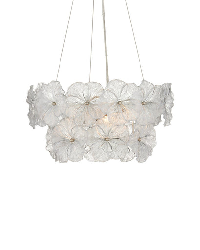 Mallow Three Light Chandelier Clear / Champagne