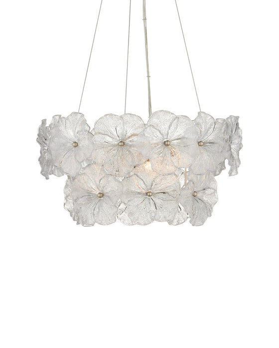 Currey and Company - 9000-1468 - Three Light Chandelier - Mallow - Clear / Champagne